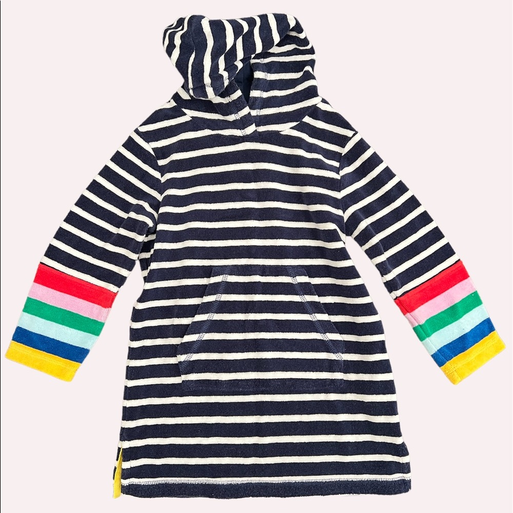 mini boden toweling hoodie